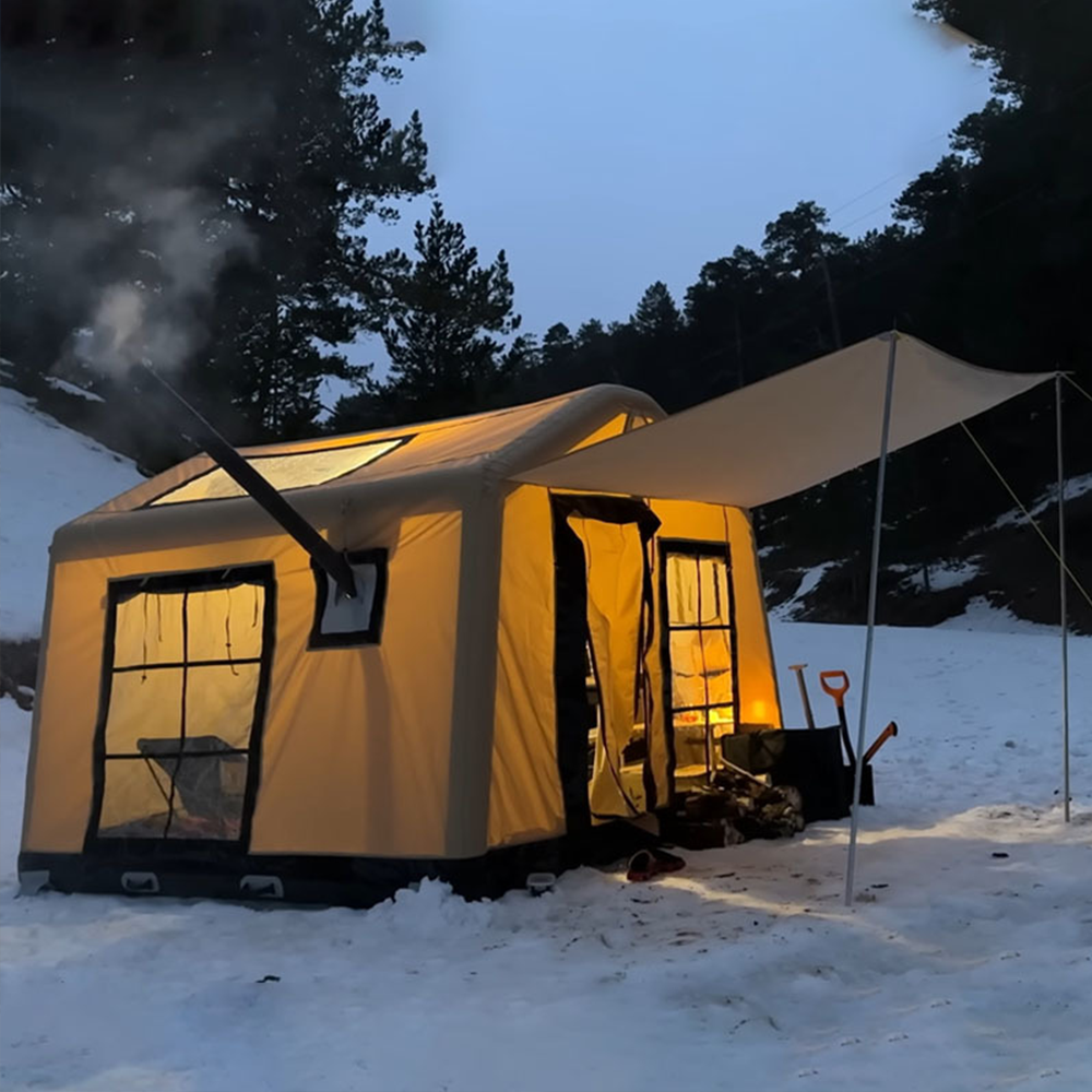 Outdoor Camping And Glamping - Winter Tent Prefabricated Inflatable Shelter Tent