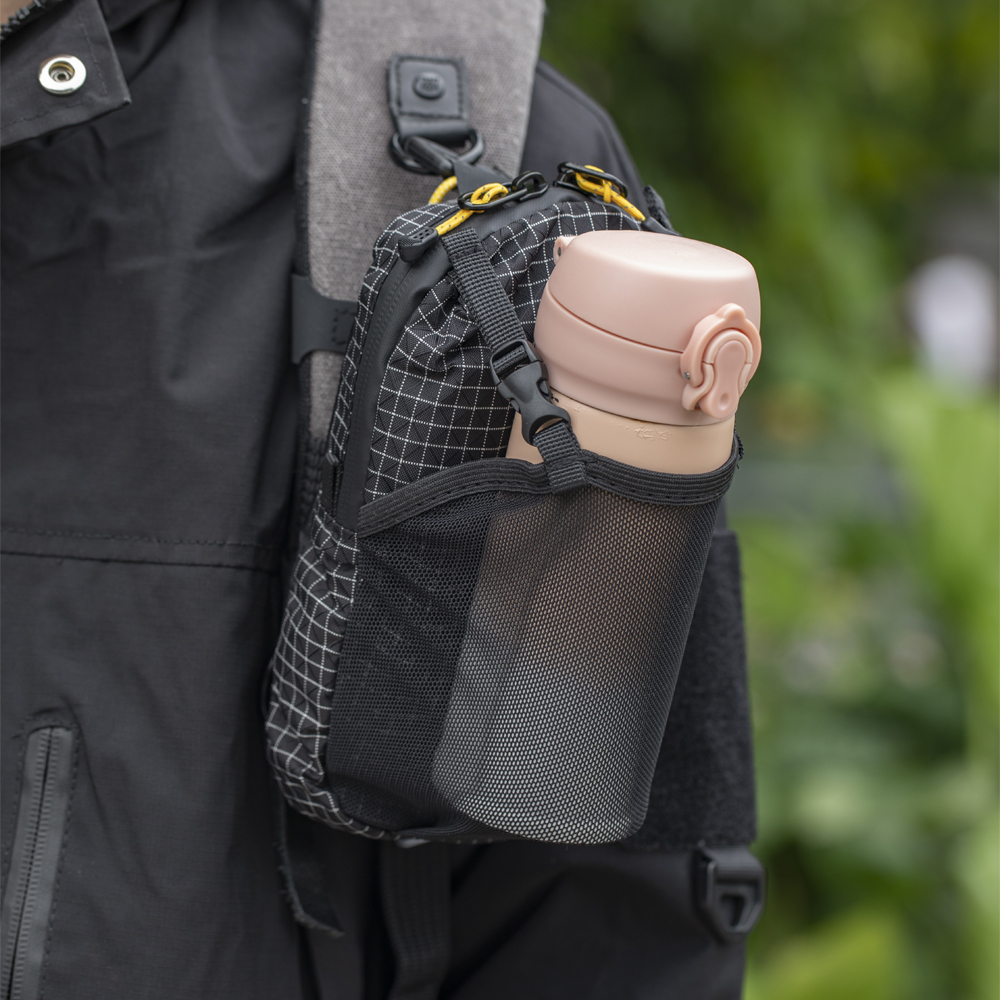 Outdoor Activities In Camping - Water Bottle Sleeve, Shoulder Backpack Accessories,