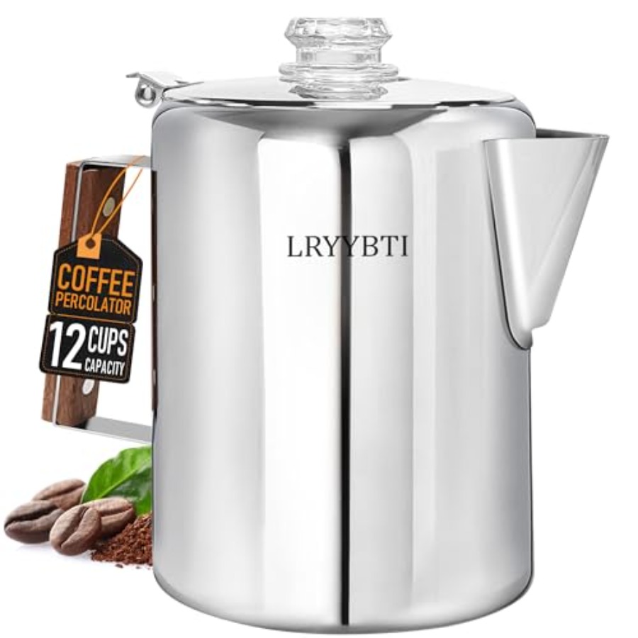 Camp Percolator Coffee - Percolator Coffee Pot Stainless Steel Camping