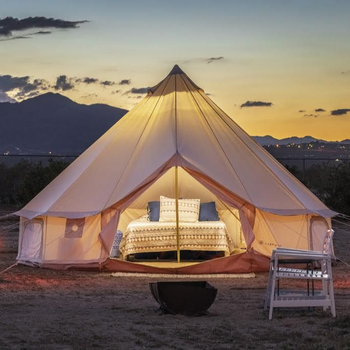 Outdoor Camping And Glamping - Waterproof Outdoor Glamping Tents 4-Season Luxury