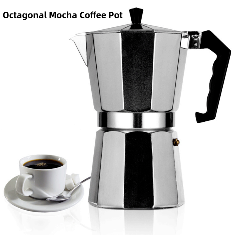 Camp Percolator Coffee - Aluminum Coffee Kettle Latte Percolator Home