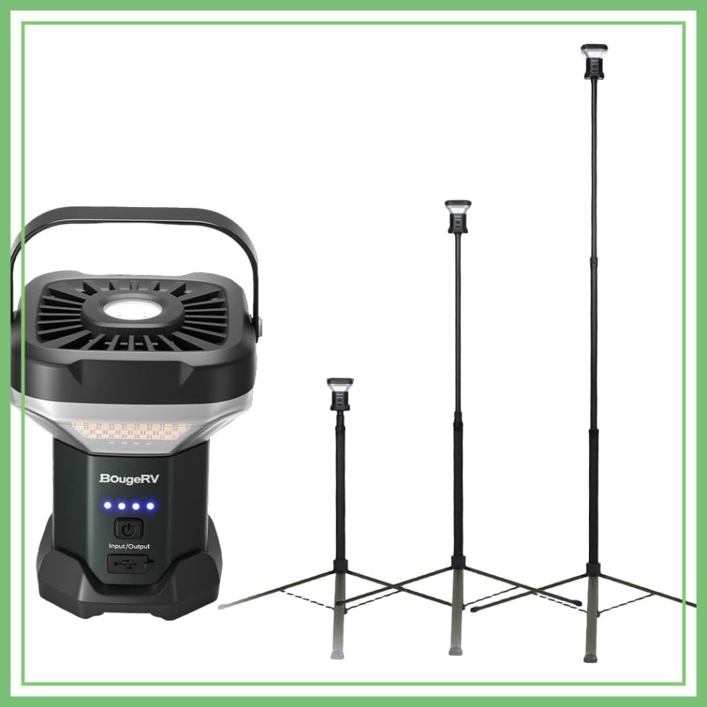 Camping Lantern - 3200 Lumen Telescoping Camping Lantern, 8000mAh