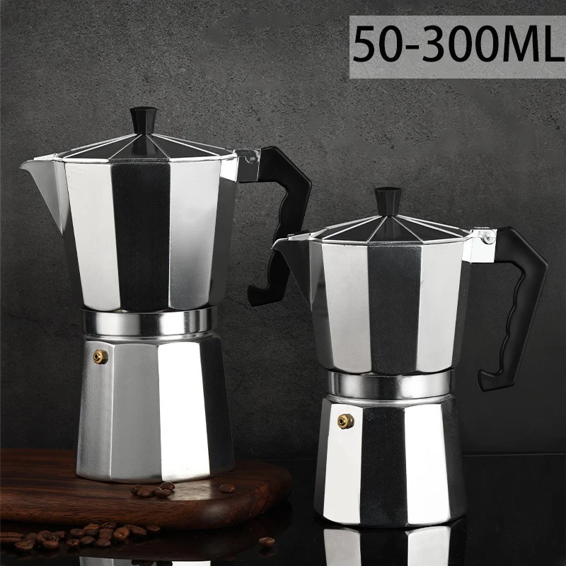 Camp Percolator Coffee - Multi-Size Aluminum Moka Pot Coffee Maker