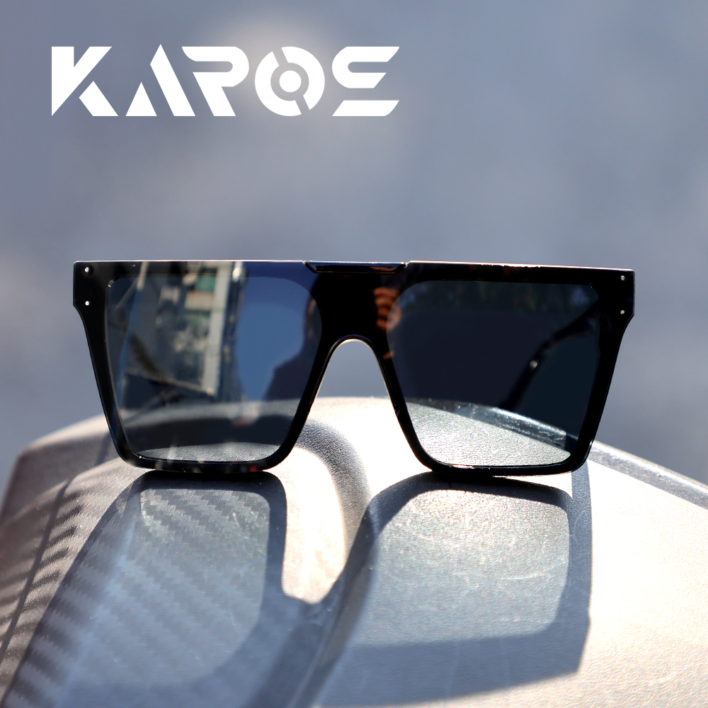 Outdoor Activities In Camping - Karos Fashion Square-framed Sunglasses Unisex UV400