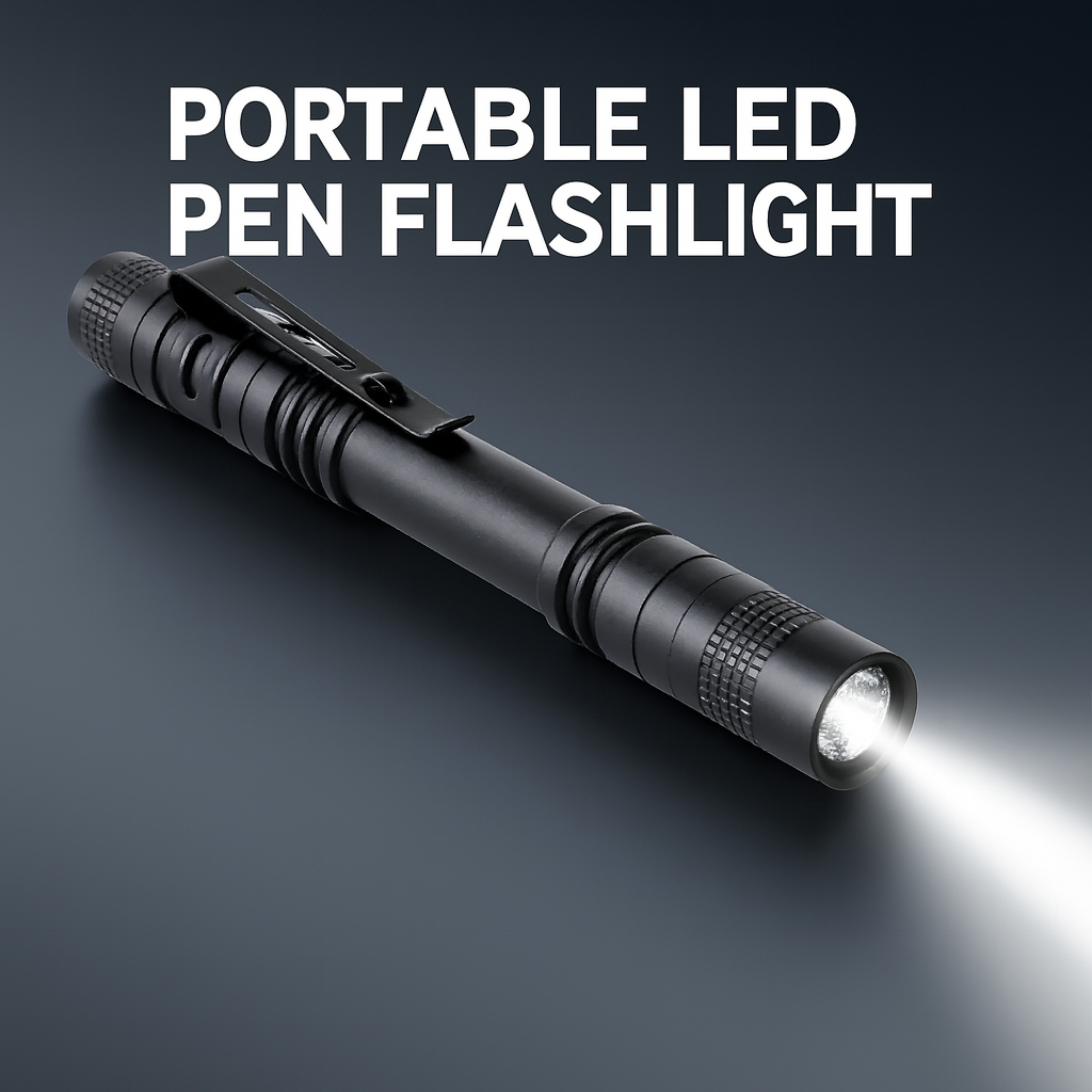 Outdoor Camping Adventure - Portable Mini LED Pen Flashlight Waterproof