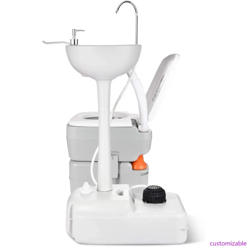 Outdoor Camping Sink - Hot-sellingPortable Sink and Toilet, 17 L