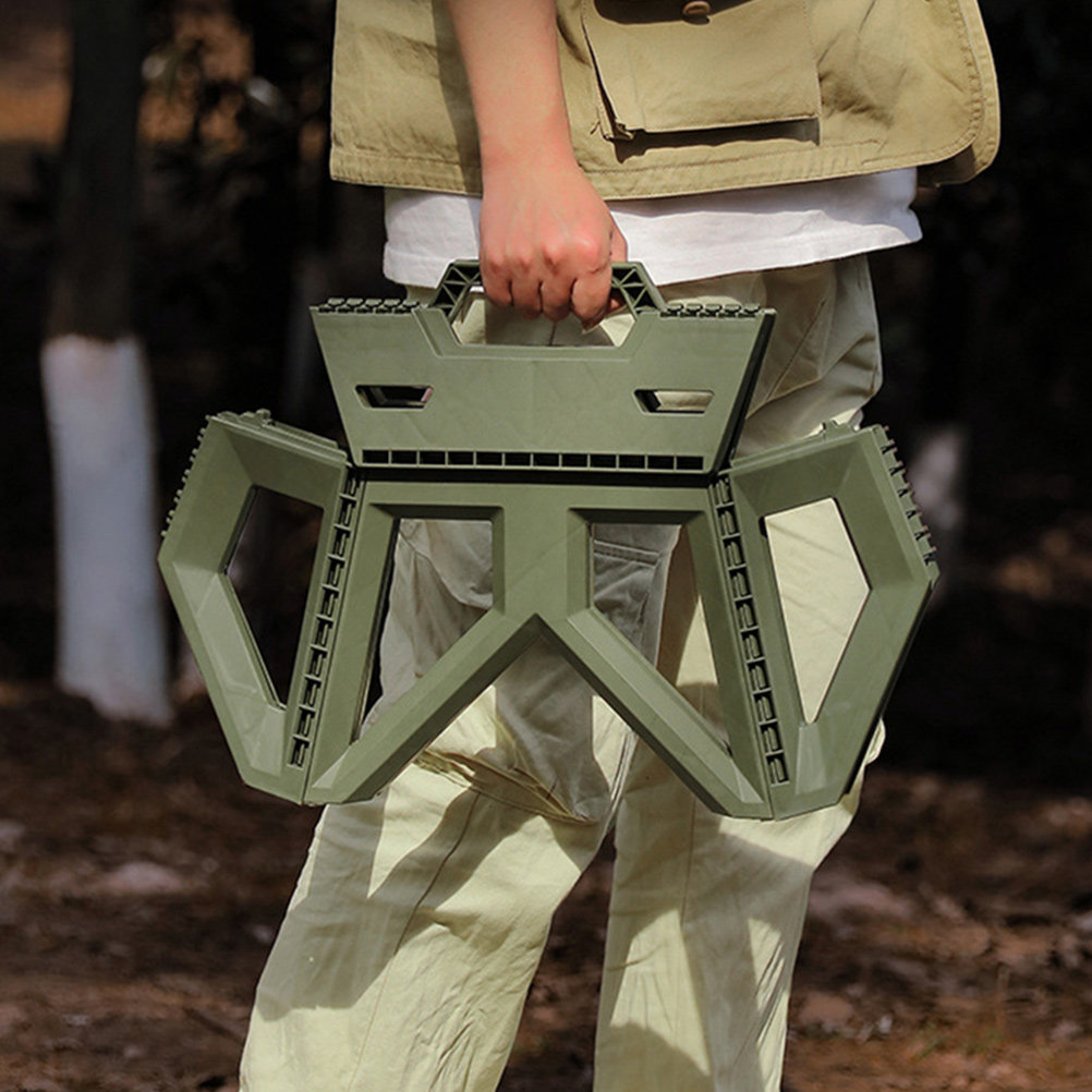 Outdoor Activities In Camping - Sturdy PP Folding Stool Portable Camping