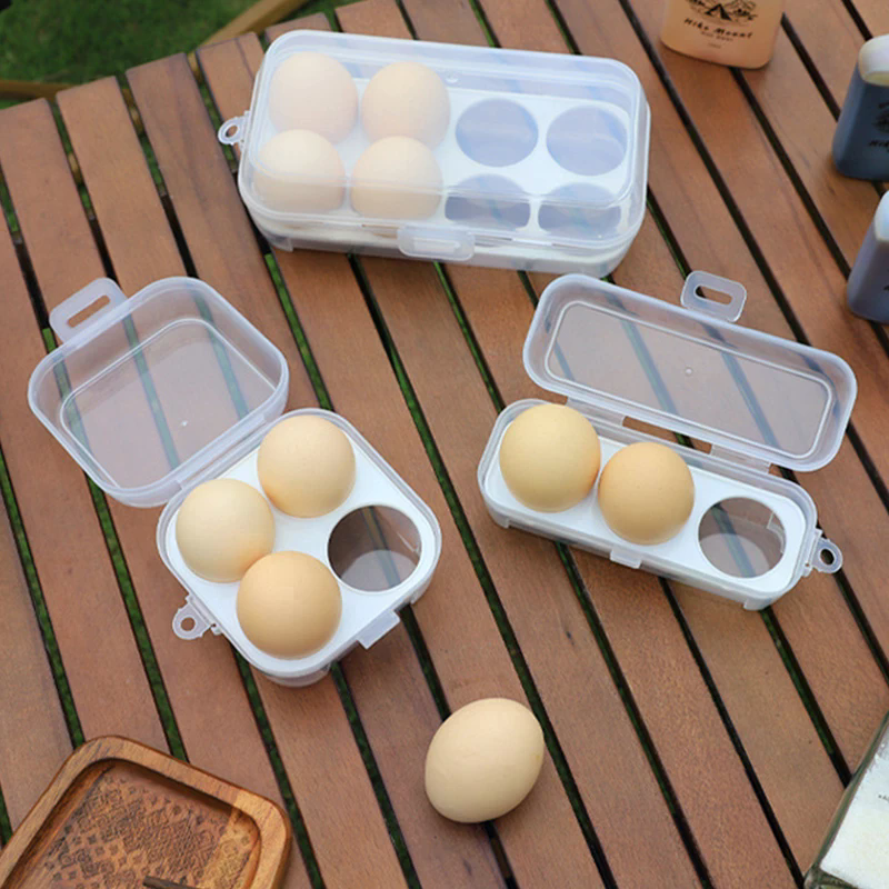 Outdoor Camping Bin - 1PC 3/4/8 Grids Outdoor Portable Egg