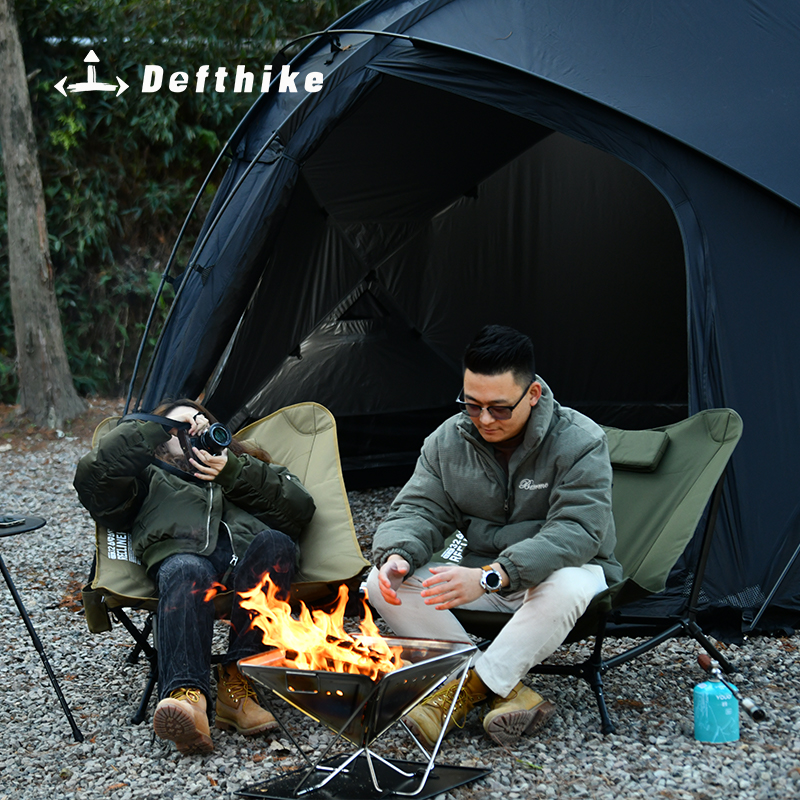 Outdoor Camping Chairs Folding - Defthike Folding Lounger Chair Oversized Camping