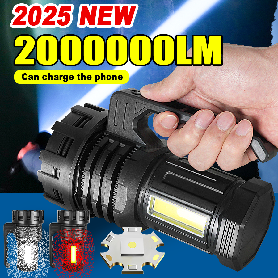 Camping Lantern - 2025 NEW Powerful Search Flashlights Rechargeable