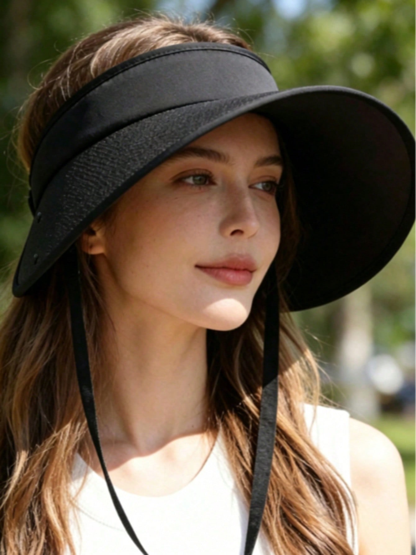 Outdoor Camping Activities For Adults - 1pc Adjustable Brimmed Sun Hat With