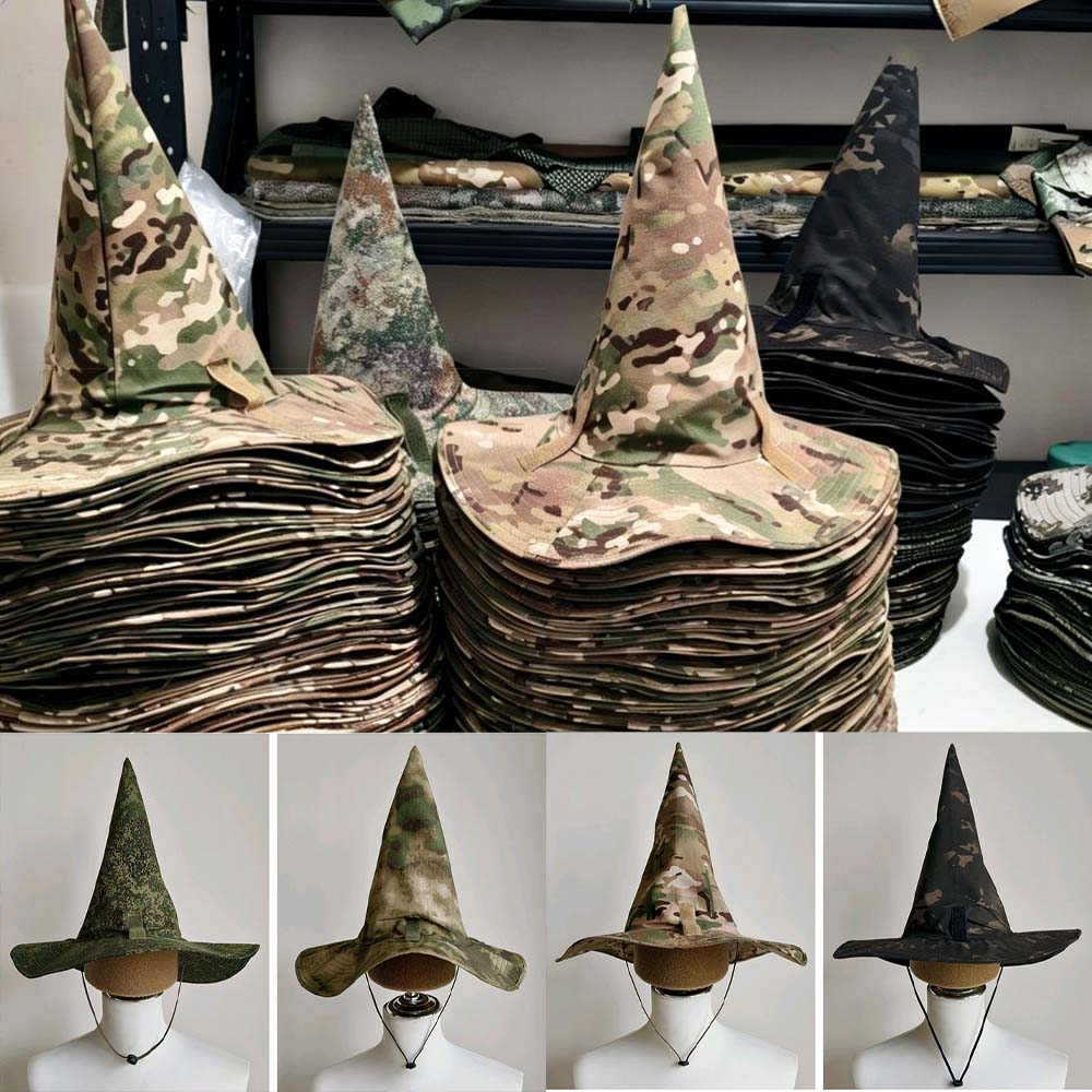Outdoor Camping Hat - Magic Wizard Hat Tactical Camouflage Hunting