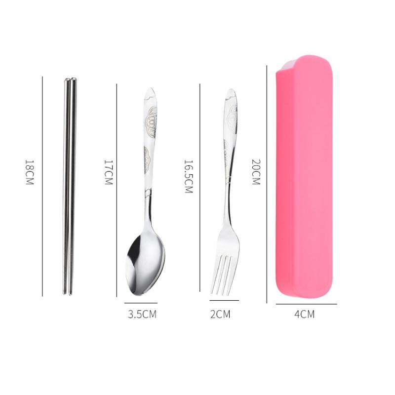 Outdoor Camping Utensils - Outdoor Stainless Steel Utensil Set with