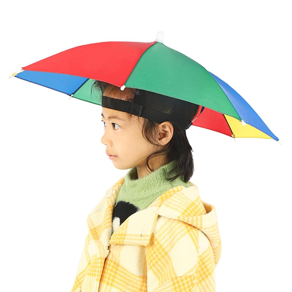 Outdoor Camping Hat - Umbrella Hat For Kids Child Foldable