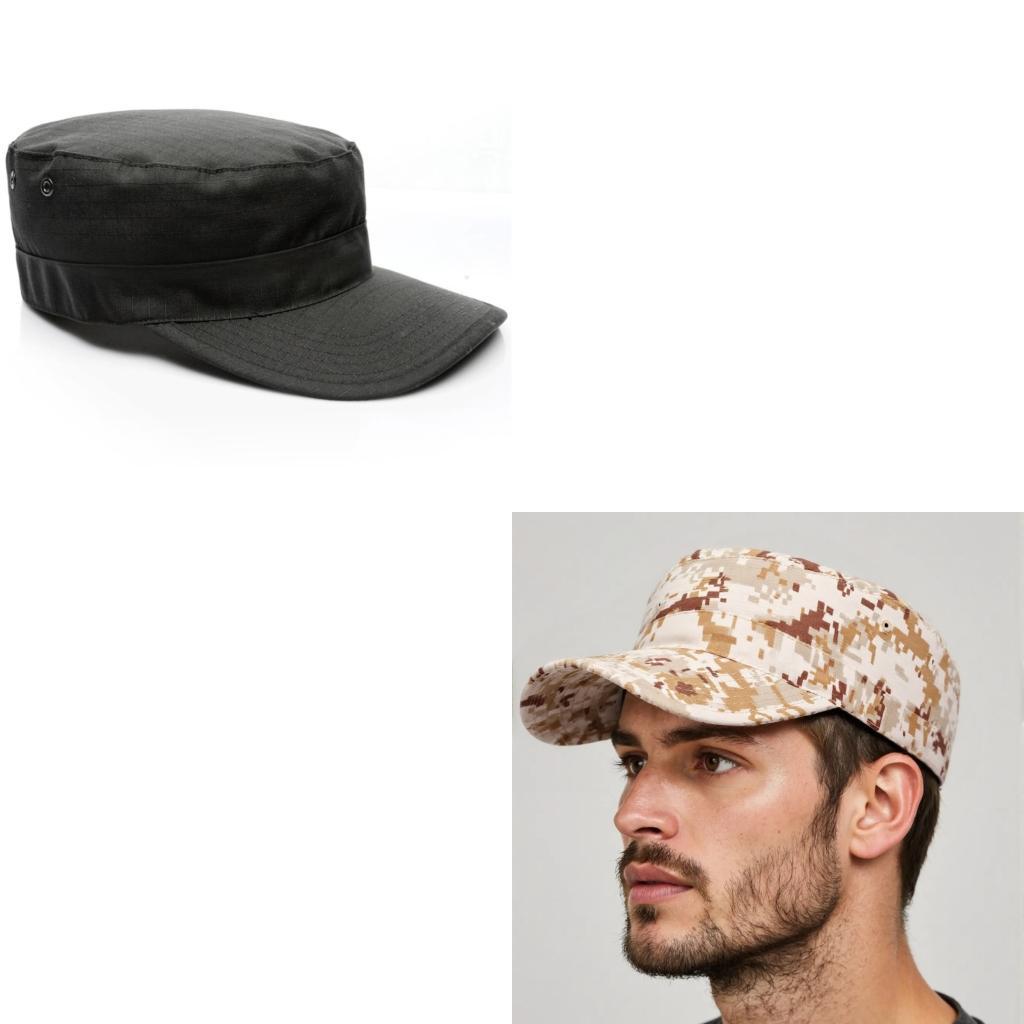 Outdoor Camping Hat - Adjustable Green Bucket Hat Lightweight Breathable