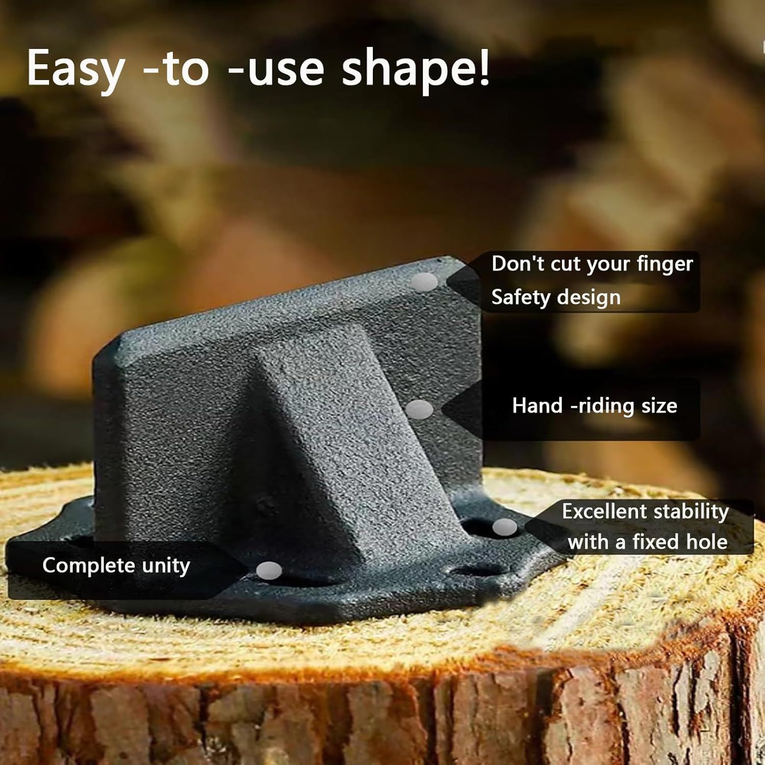 Outdoor Activities In Camping - Heavy Duty Iron Wood Splitter Manual