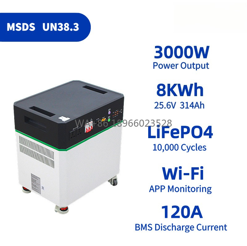 Portable Power Station - 3.5kwh 4kwh 8kwh Lifepo4 Battery Backup