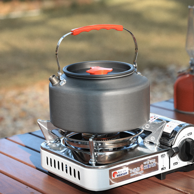 Outdoor Camping Kettle - 0.8L Outdoor Camping Coffee Pot Travel