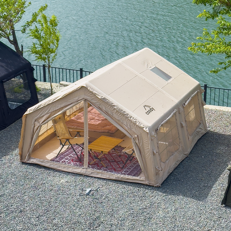 Outdoor Camping And Glamping - Coody 13.6 Air Tent-Beige Inflatable Camping