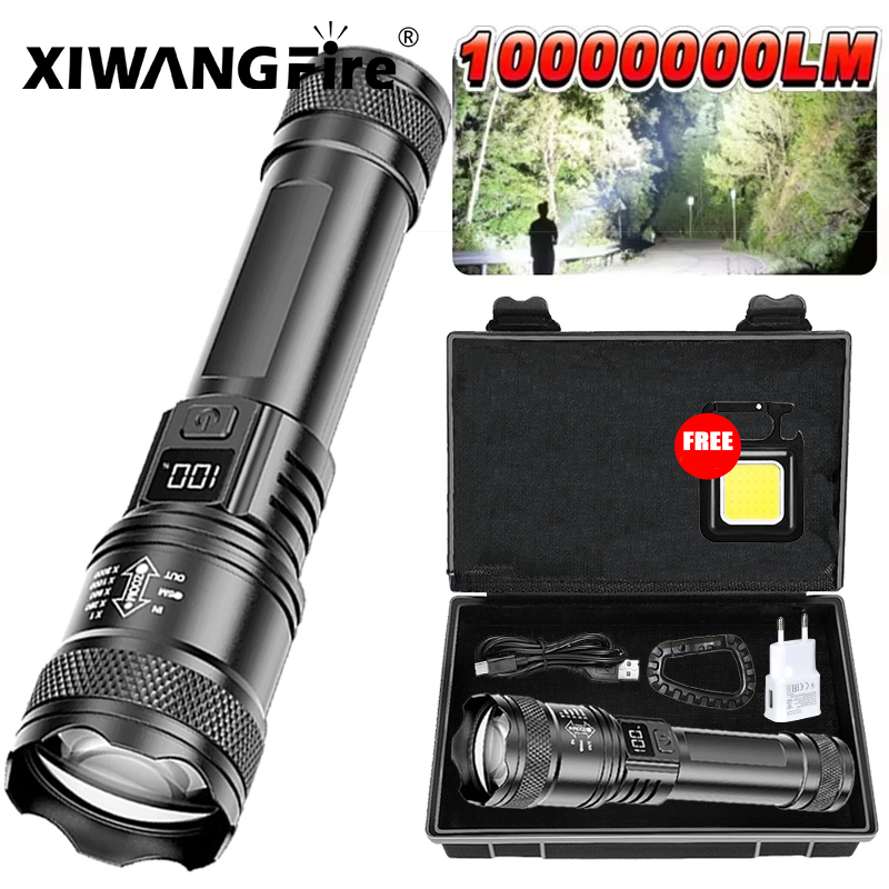 Outdoor Camping Adventure - Ultra Bright LED Flashlight 2000LM Type-C