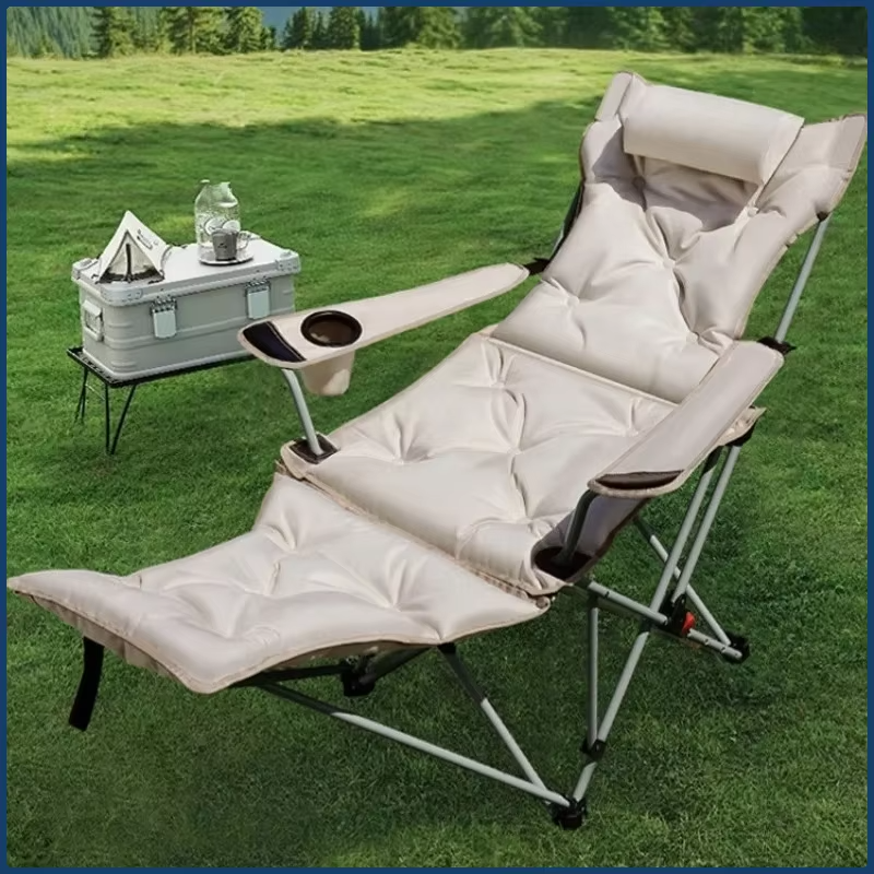 Outdoor Camping Chairs Folding - Folding Recliner Portable Camping Chair with