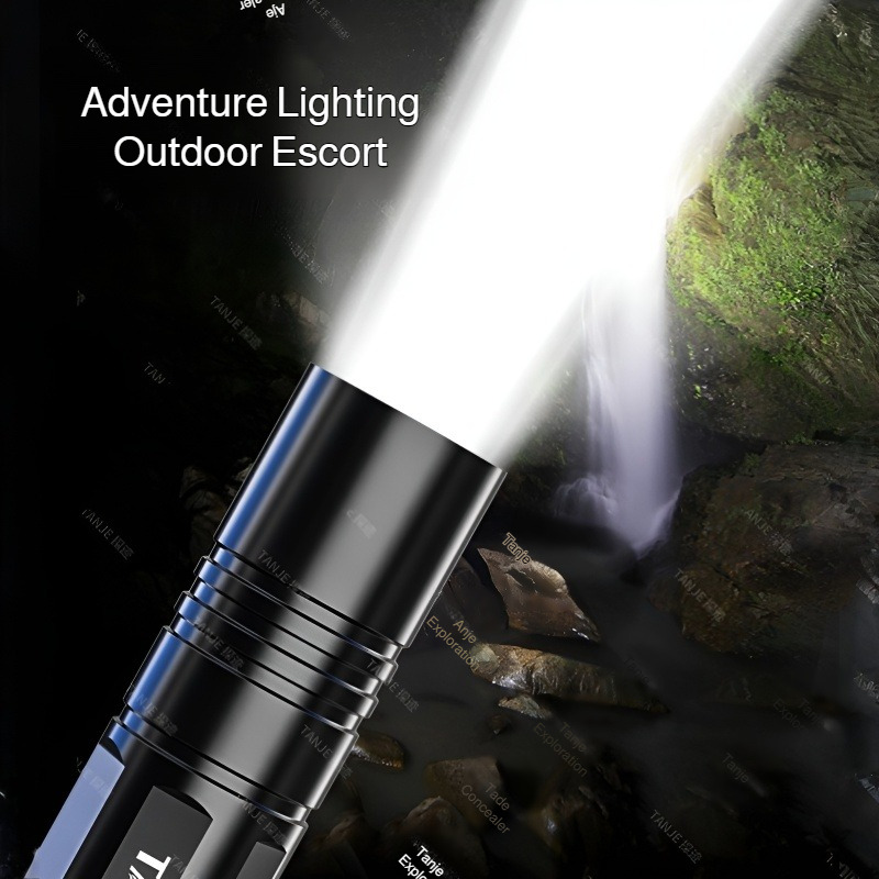 Outdoor Camping Adventure - Outdoor Flashlight Small Mini Lighting Strong