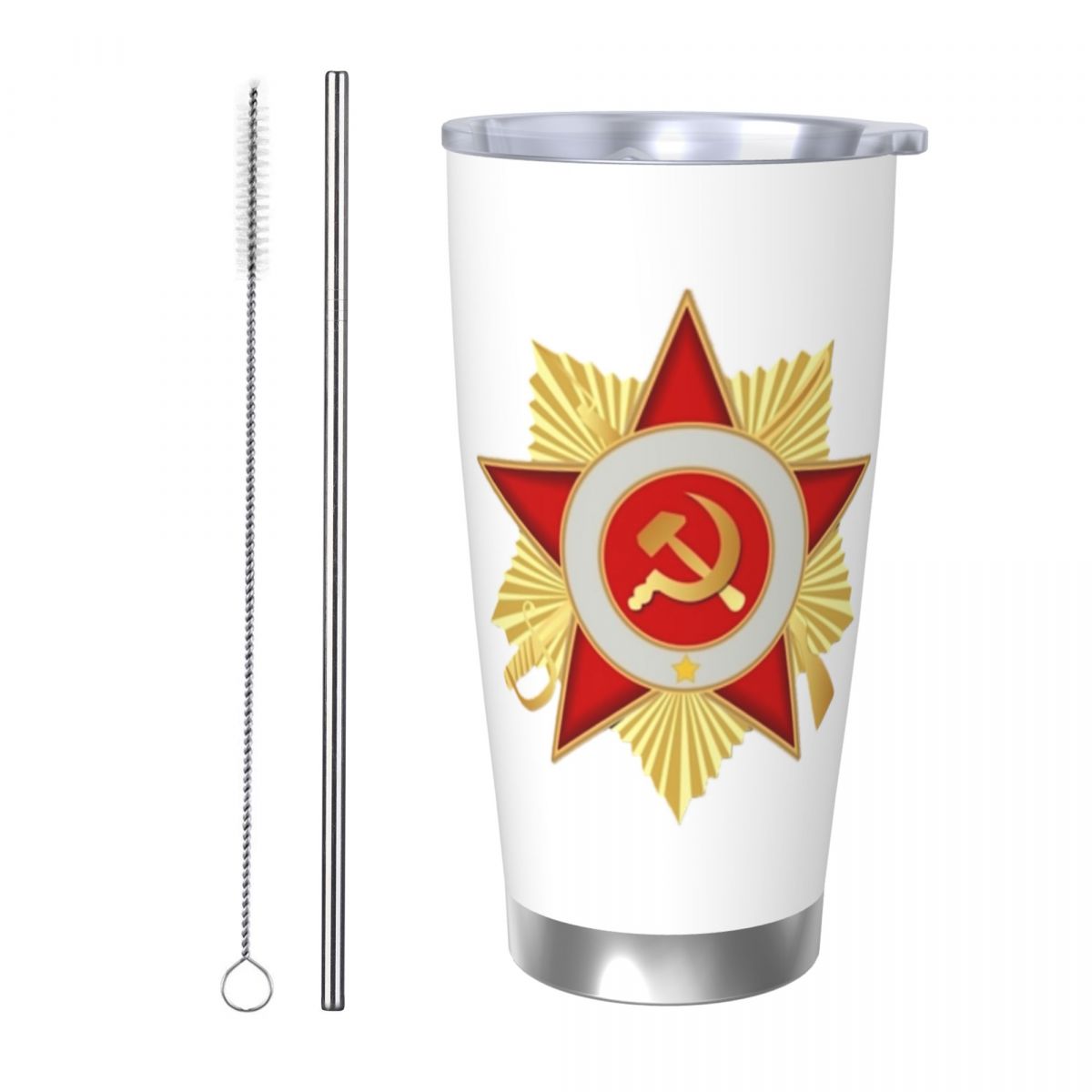 Vacuum Insulated Flask - CCCP Star Soviet Union USSR Stainless