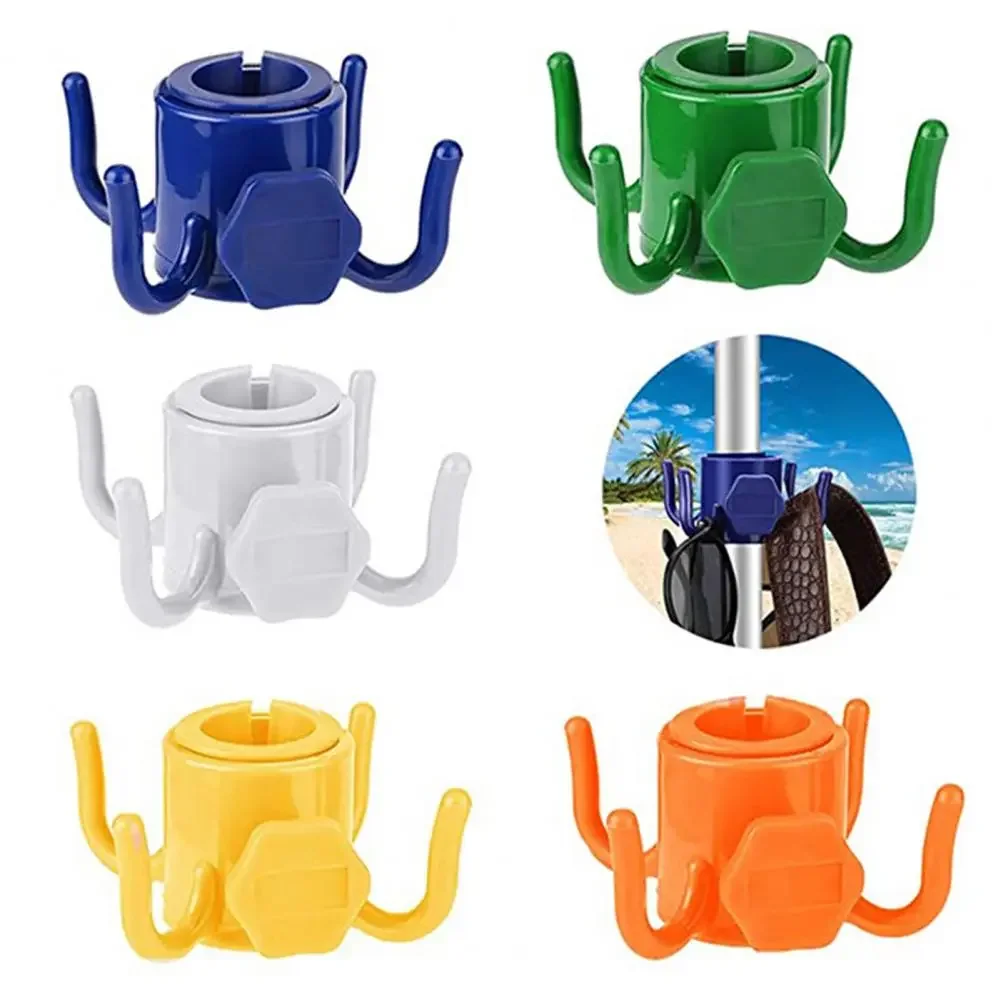 Camping Outdoor Clothing - Beach Umbrella Hook Four-legged Hanging Hook