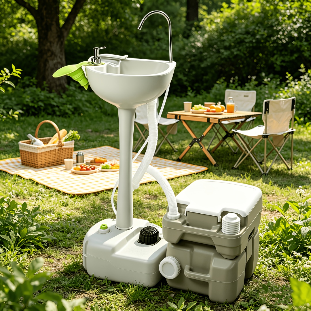 Outdoor Camping Sink - [Durable Portable Wash Basin] Durable Lightweight