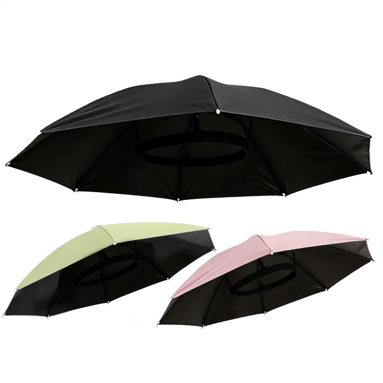 Outdoor Camping Hat - Folding Umbrella Hat Waterproof Hands Free