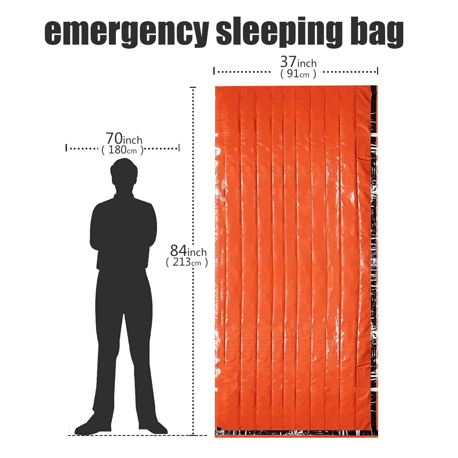 Multi-pack emergency sleeping  - Outdoor Camping Activities For Adults avaliação e preço