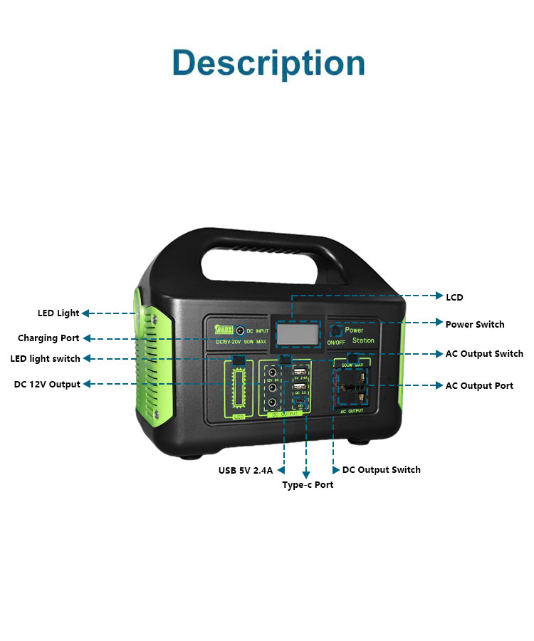 OEM ODM Outdoor Camping Batter - Portable Power Station avaliação e preço