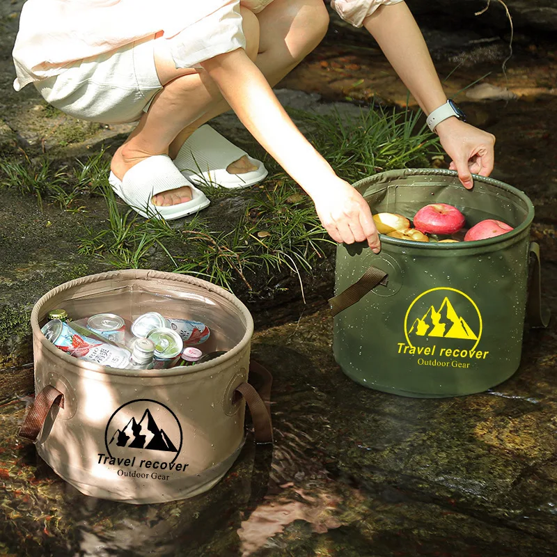 10L 20LFolding Bucket Waterpro - Outdoor Camping Sink avaliação e preço