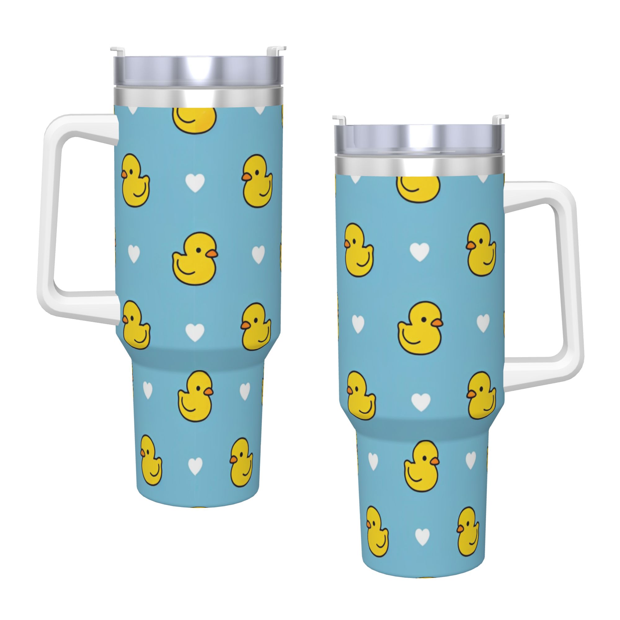 Cute Duck Cartoon Tumbler Vacu - Vacuum Insulated Flask avaliação e preço