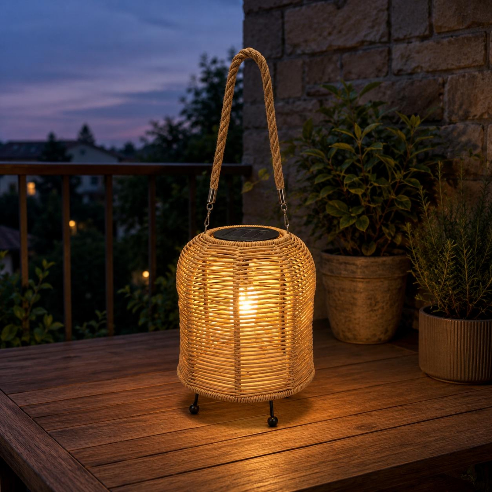 Handwoven Solar Lantern Braide - Camping Lantern avaliação e preço
