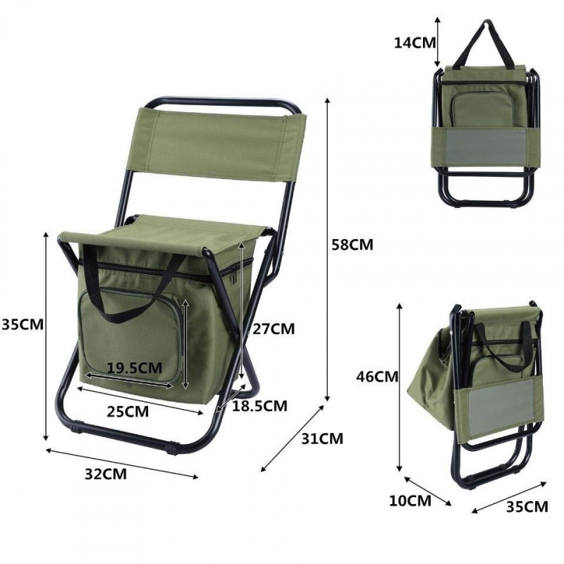 Portable Outdoor Folding Chair - Outdoor Camping Chairs Folding avaliação e preço