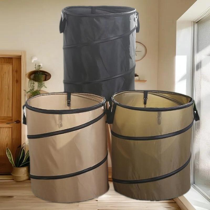 1pc Pop-up Trash Can, Outdoor  - Outdoor Camping Bin avaliação e preço