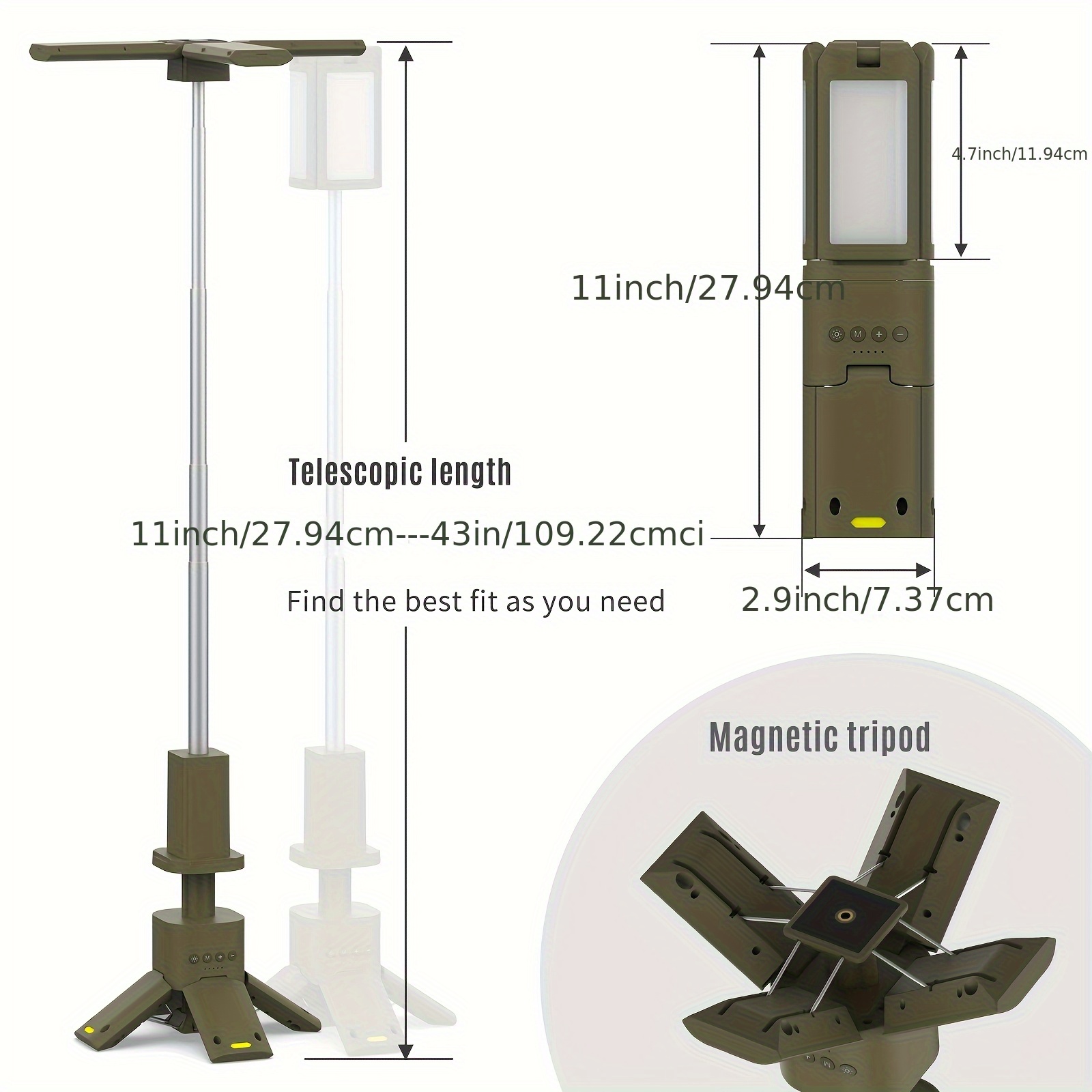 Camping Lantern, 14000mAh Rech - Camping Lantern avaliação e preço