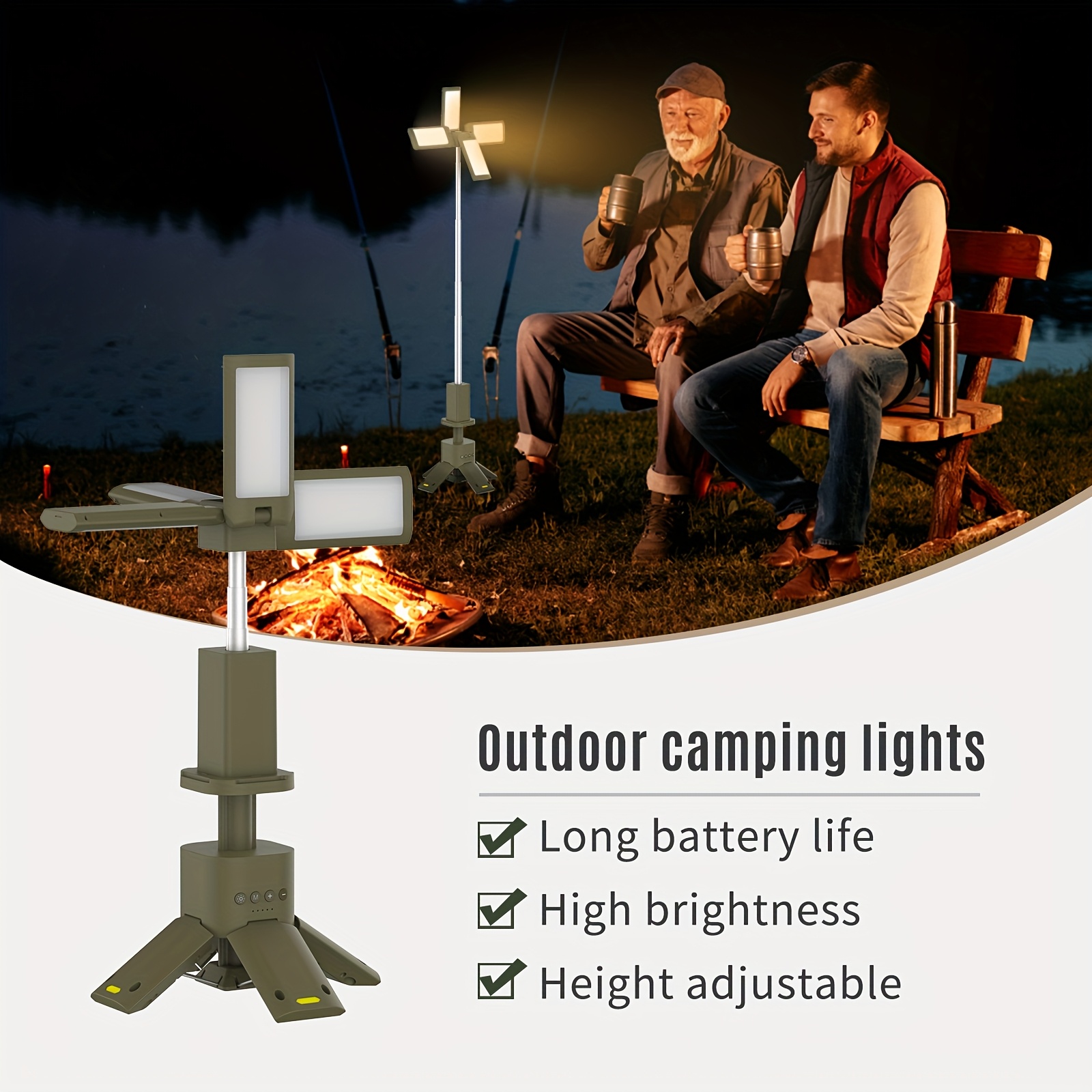 Camping Lantern, 14000mAh Rech - Camping Lantern avaliação e preço
