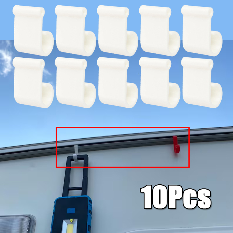 10Pcs Camping Awning Hook Clip - Camping Outdoor Clothing avaliação e preço