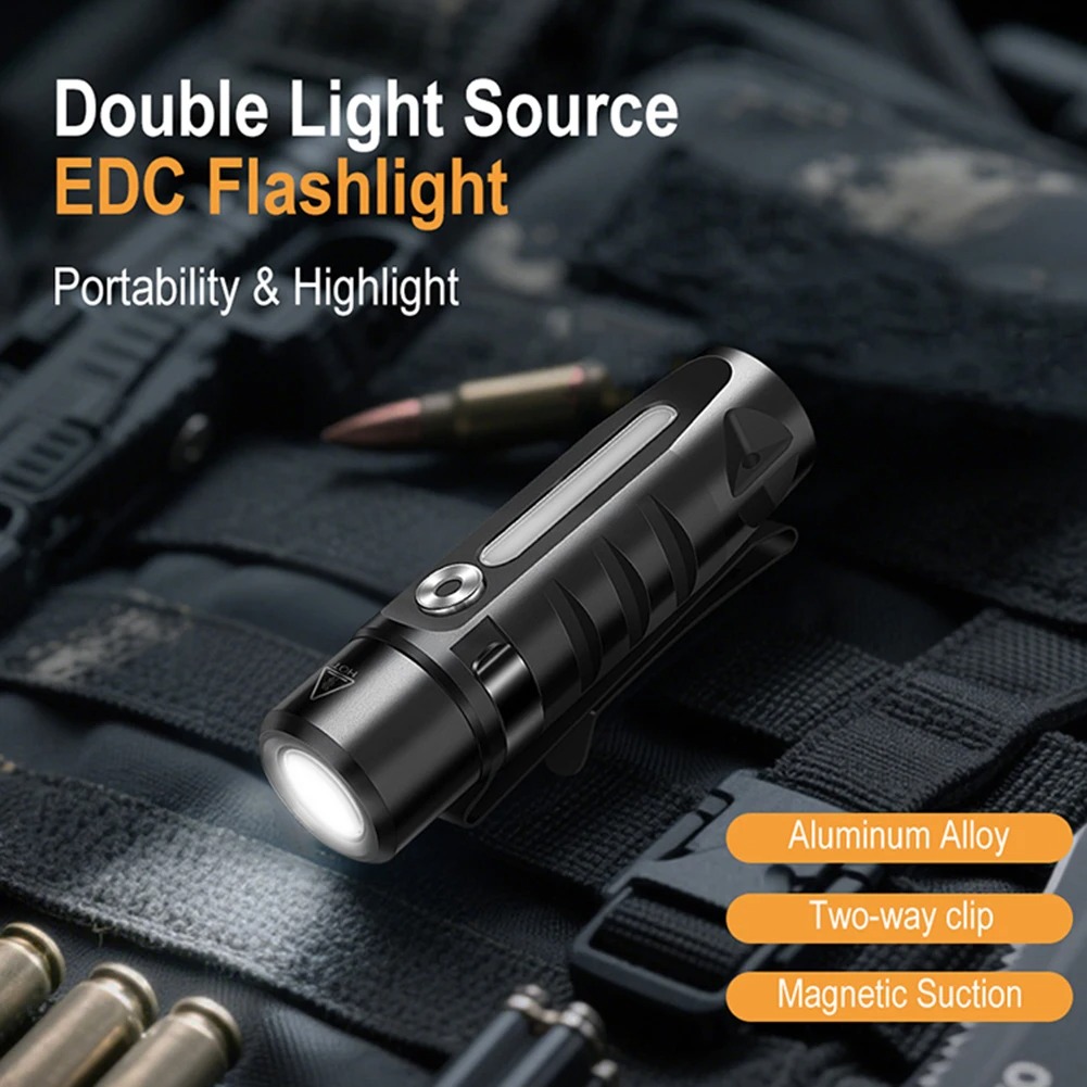 MINI LED Flashlight Type-C Rec - Camping Lantern avaliação e preço