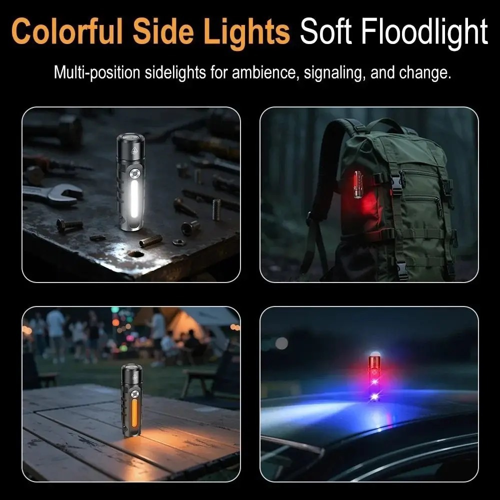 MINI LED Flashlight Type-C Rec - Camping Lantern avaliação e preço