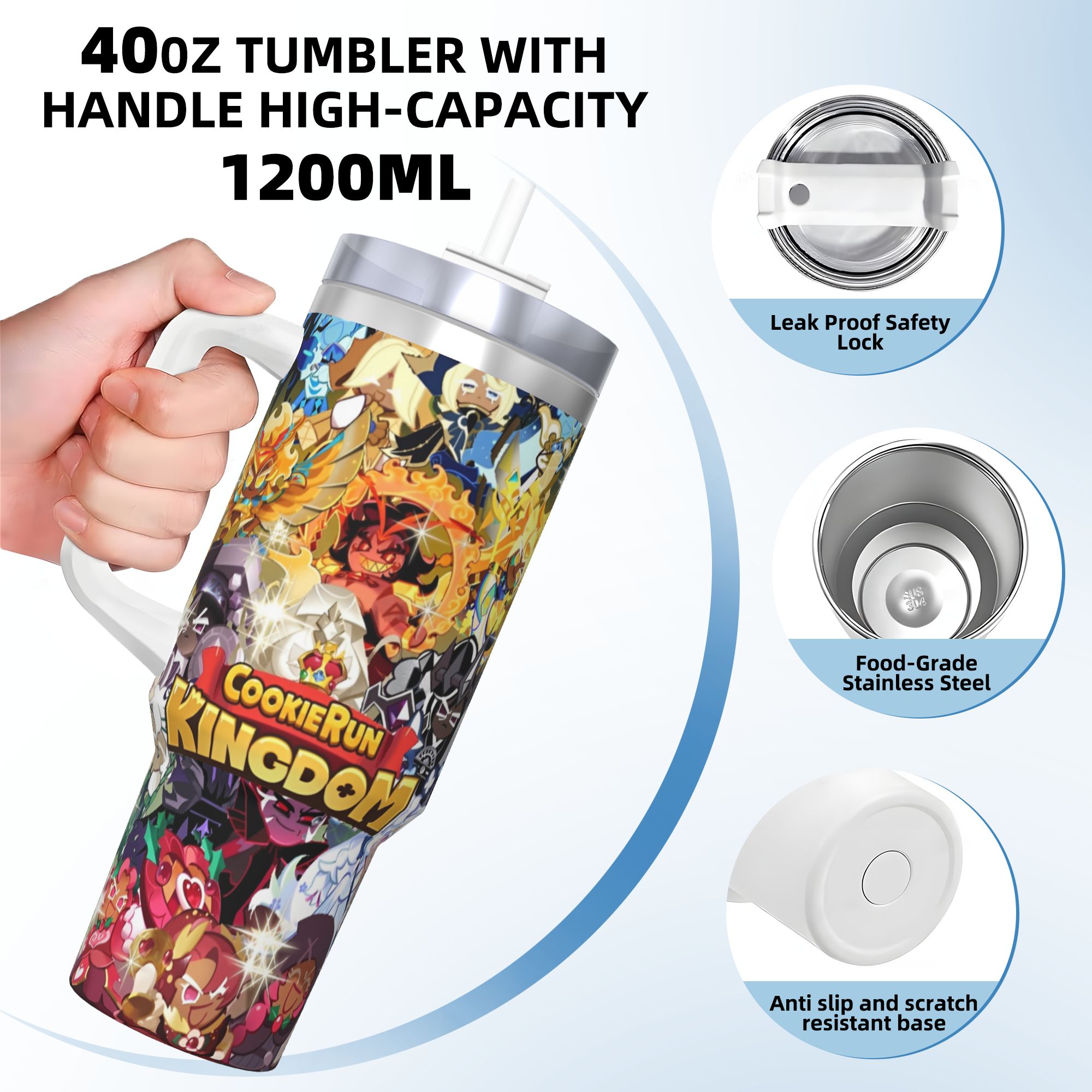 Cookie Run Kingdoms Tumbler Wi - Vacuum Insulated Flask avaliação e preço