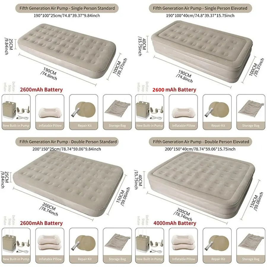 Interior Air Mattress Glamping - Outdoor Camping And Glamping avaliação e preço