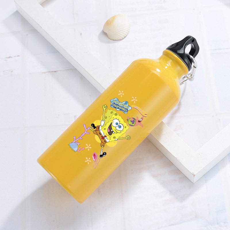 SpongeBobs Aluminum Water Bott - Outdoor Camping Kettle avaliação e preço