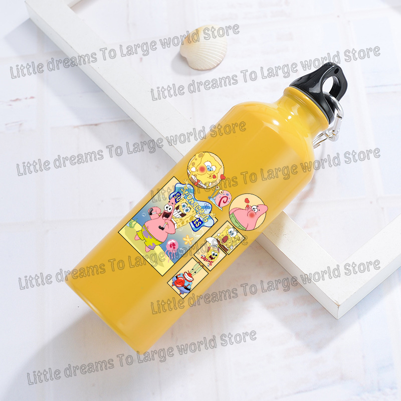 SpongeBobs Aluminum Water Bott - Outdoor Camping Kettle avaliação e preço