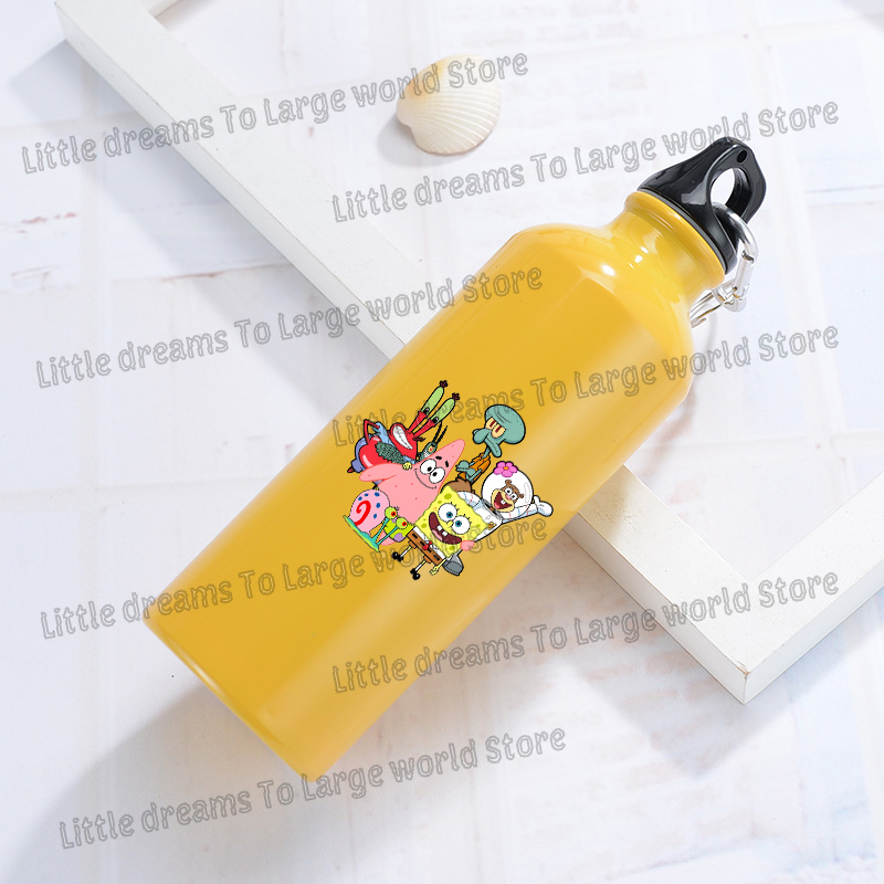 SpongeBobs Aluminum Water Bott - Outdoor Camping Kettle avaliação e preço