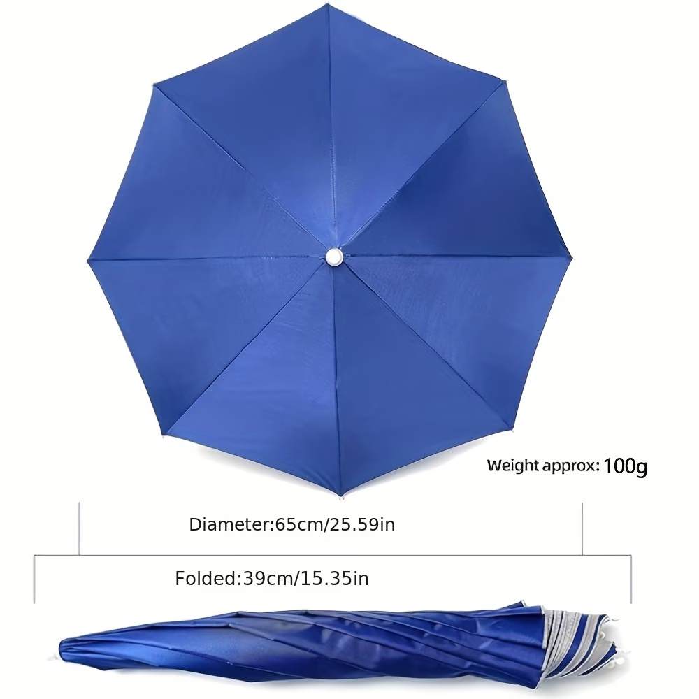 Elastic Headband Umbrella Hat, - Outdoor Camping Hat avaliação e preço