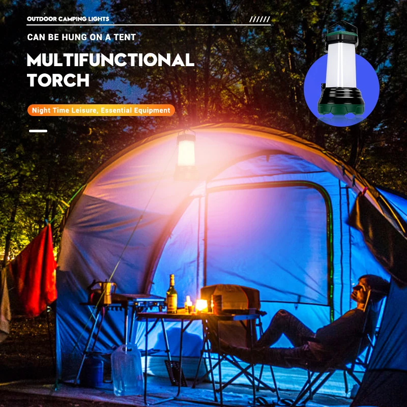 Portable Powerful LED Flashlig - Camping Lantern avaliação e preço