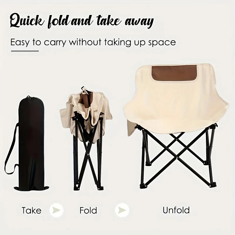 Portable Camping Chair, Foldab - Outdoor Camping Chairs Folding avaliação e preço